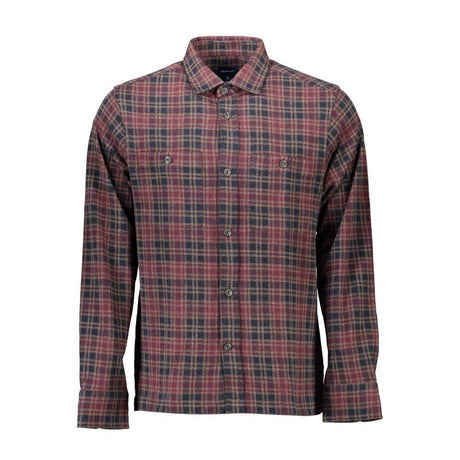 Gant Brown Cotton Men Shirt - Hilstor
