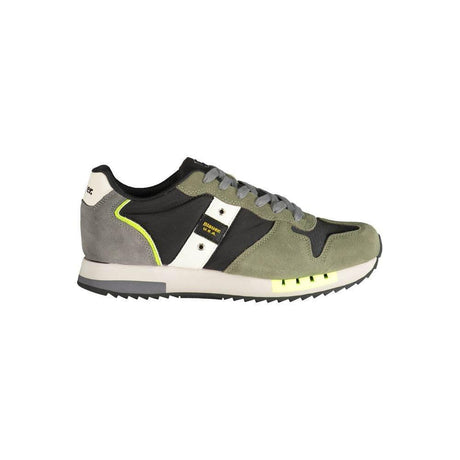 Blauer Green Polyester Sneaker - Hilstor