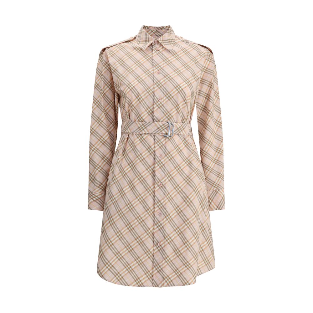 Burberry Arkiv Tjek midikjole