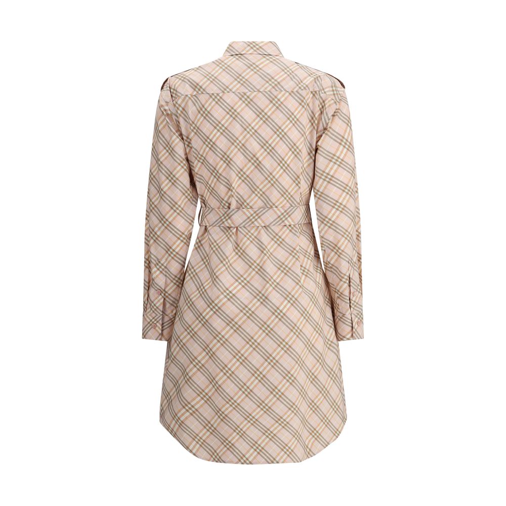 Burberry Arkiv Tjek midikjole