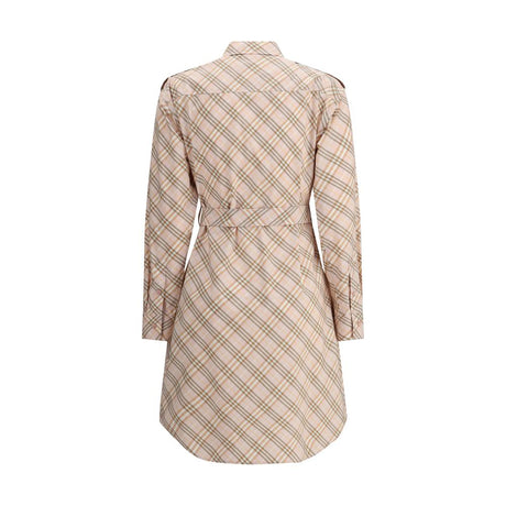 Burberry Arkiv Tjek midikjole