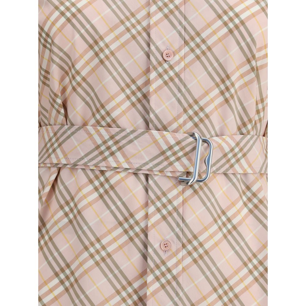 Burberry Arkiv Tjek midikjole