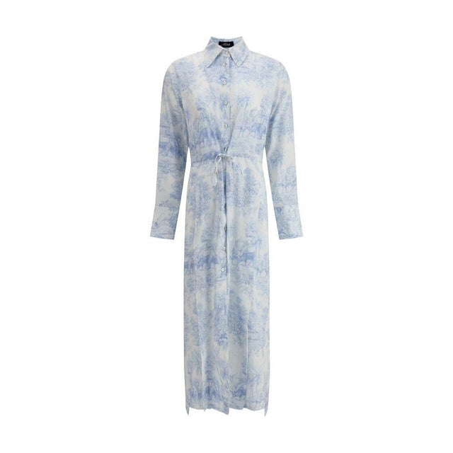 Ella Toile de jouy chemisier Dress - Hilstor