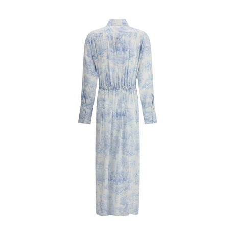 Ella Toile de jouy chemisier Dress - Hilstor