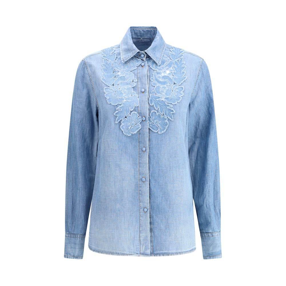 Ermanno Scervino Embroidery denim Shirt