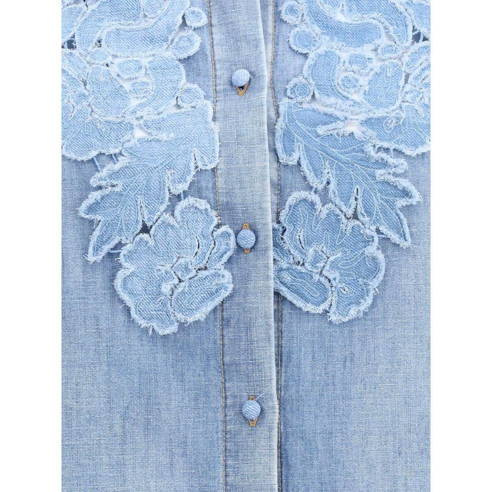 Ermanno Scervino Embroidery denim Shirt