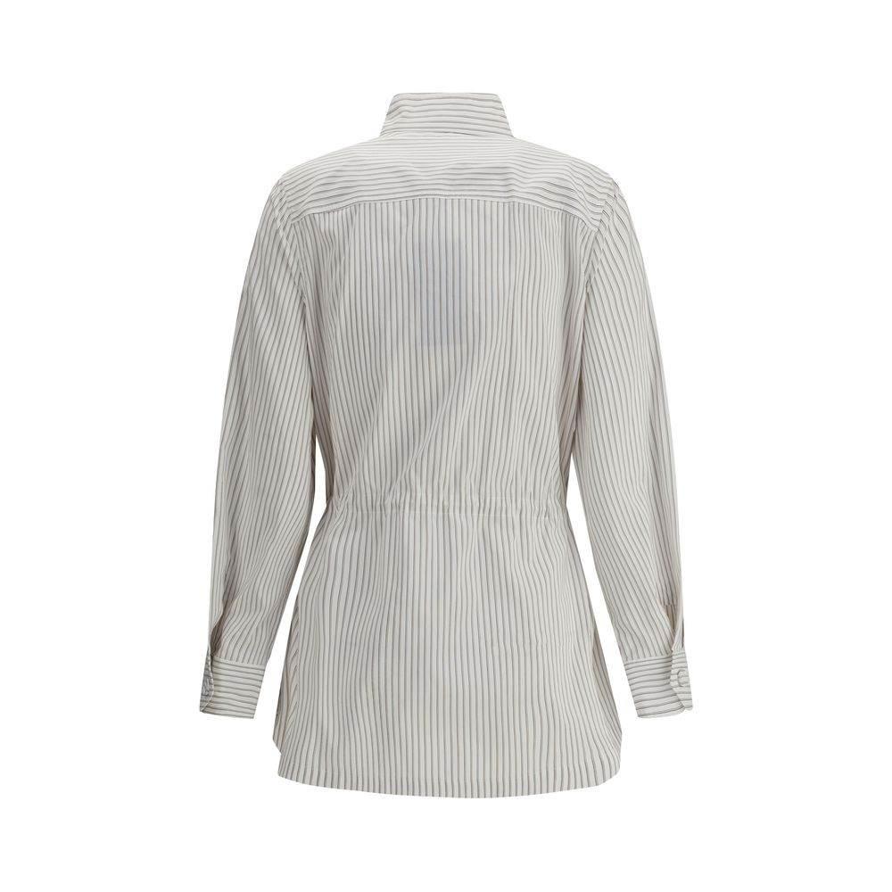 Fendi Striped Shirt Jacket - Hilstor
