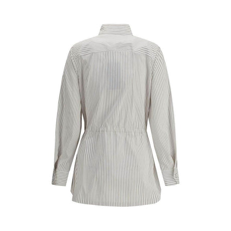 Fendi Striped Shirt Jacket - Hilstor