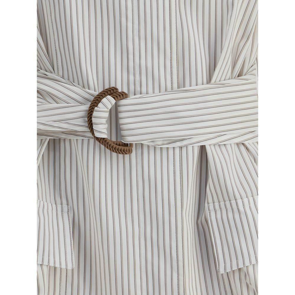 Fendi Striped Shirt Jacket - Hilstor