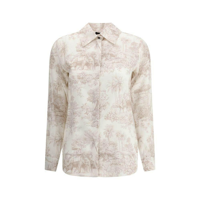 Ella Toile de jouy printed Shirt - Hilstor
