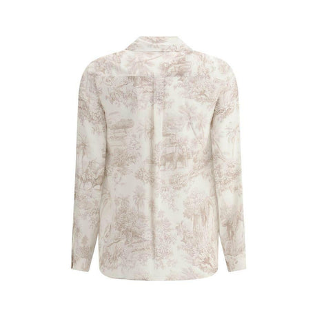 Ella Toile de jouy printed Shirt - Hilstor