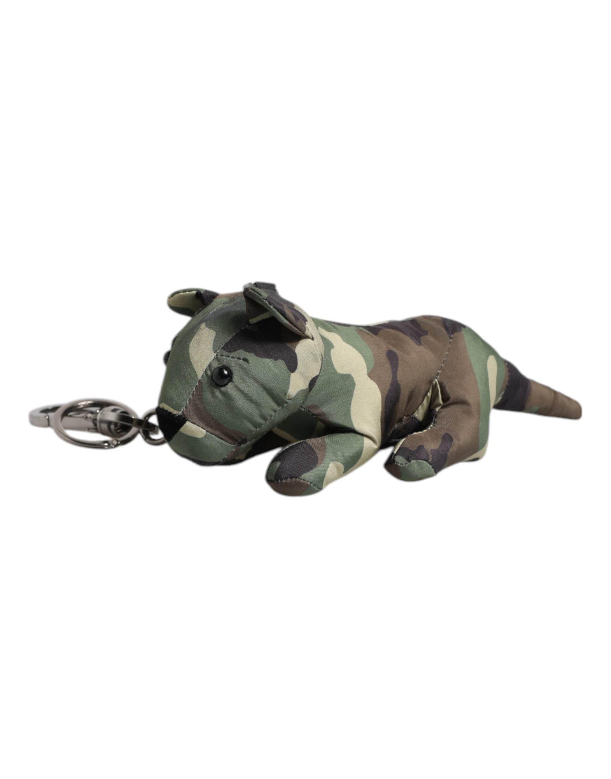 Dolce & Gabbana Multicolor Camouflage Animal Silhouette Keychain Keyring - Hilstor