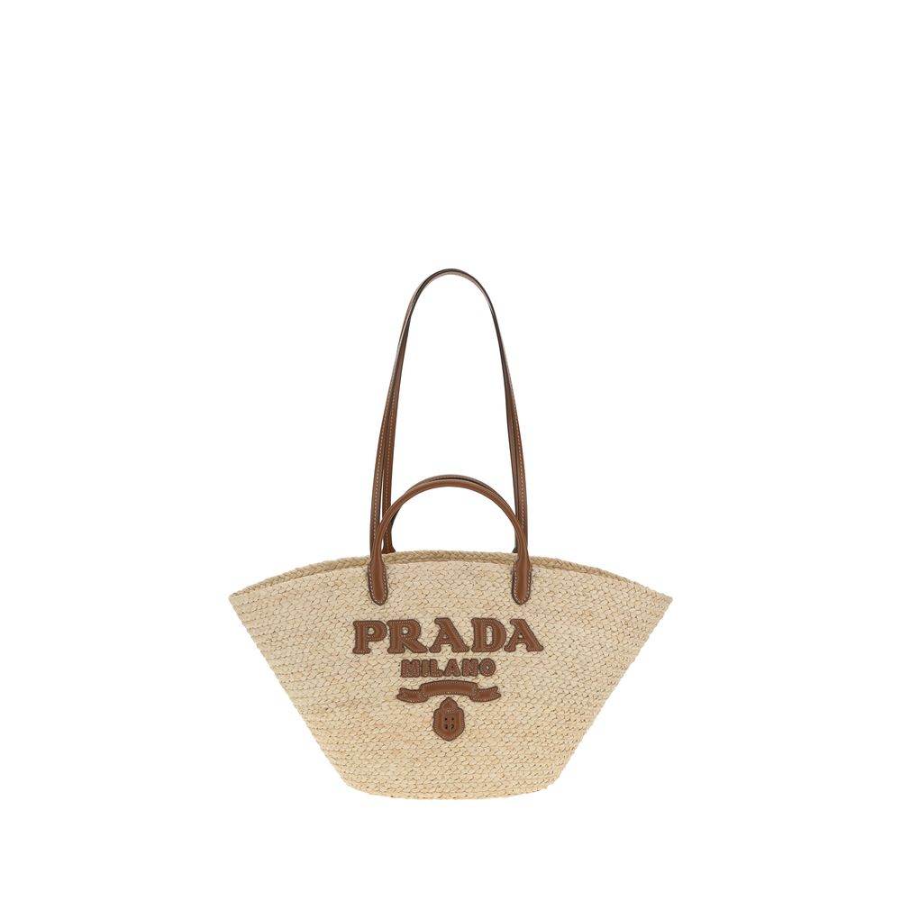 Prada Raffia Tote Bag