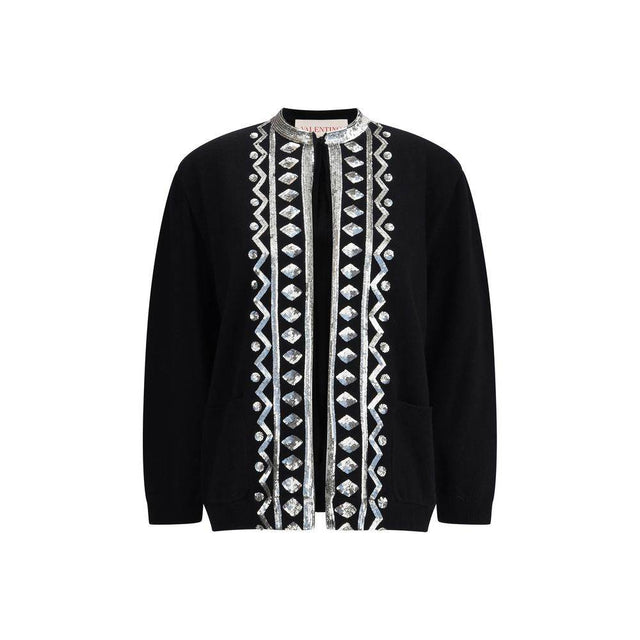 Valentino Sequined virgin wool Cardigan - Hilstor
