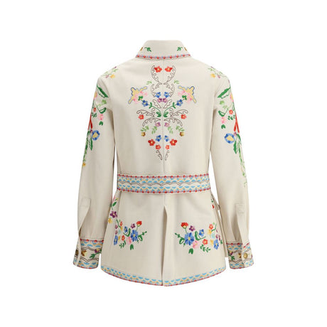 Valentino Embroidered Denim Jacket
