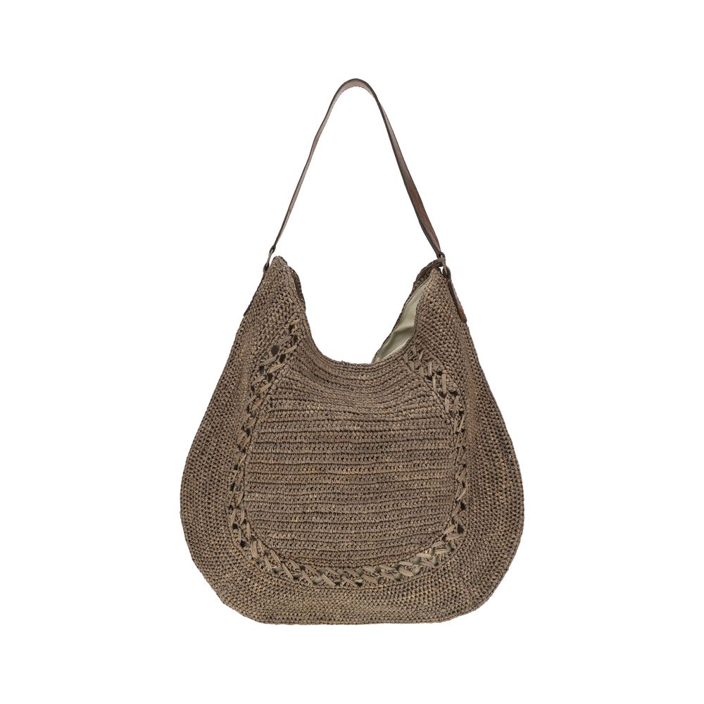 Ibeliv Meva Raffia Shoulder Bag