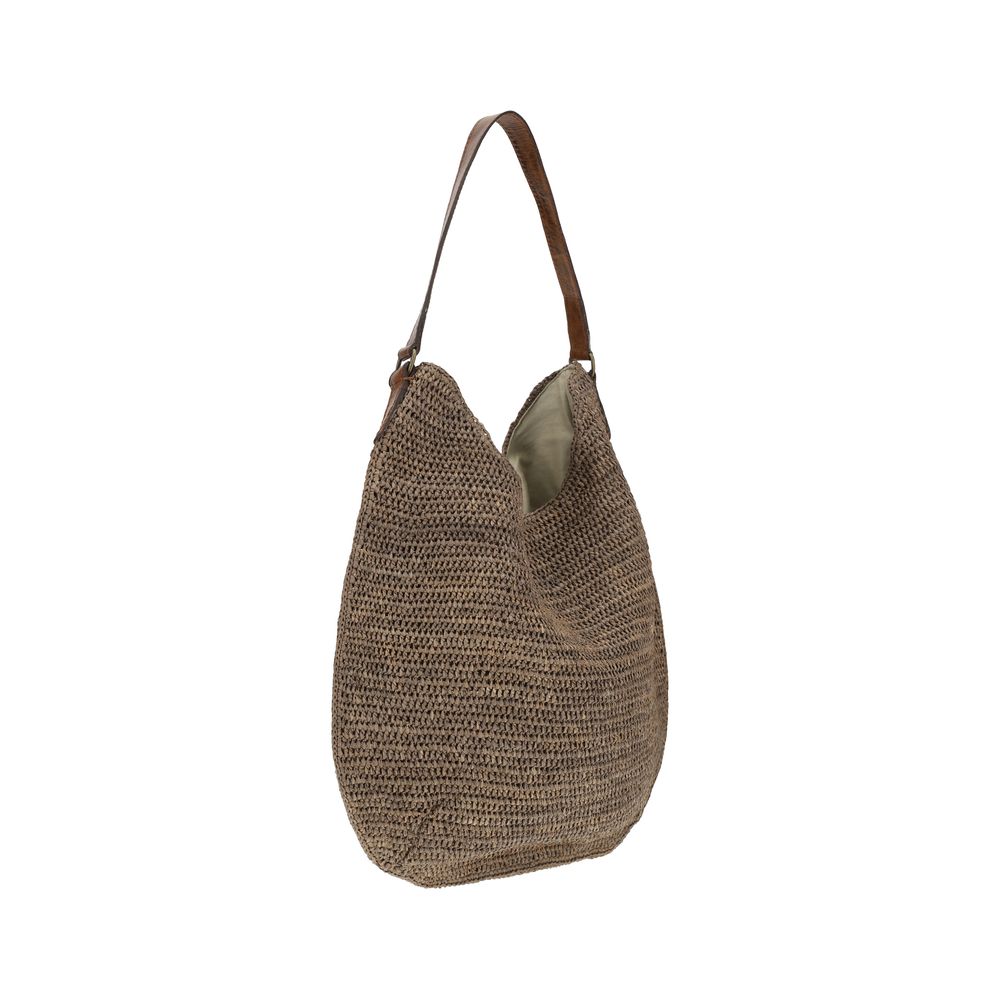 Ibeliv Meva Raffia Shoulder Bag