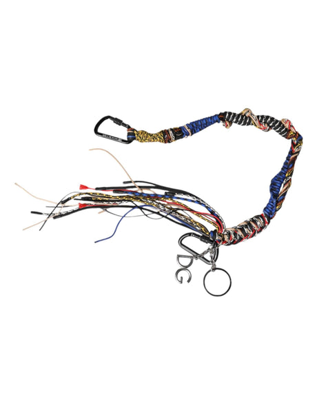 Dolce & Gabbana Multicolor Braided Rope Logo Bag Shoulder Strap - Hilstor