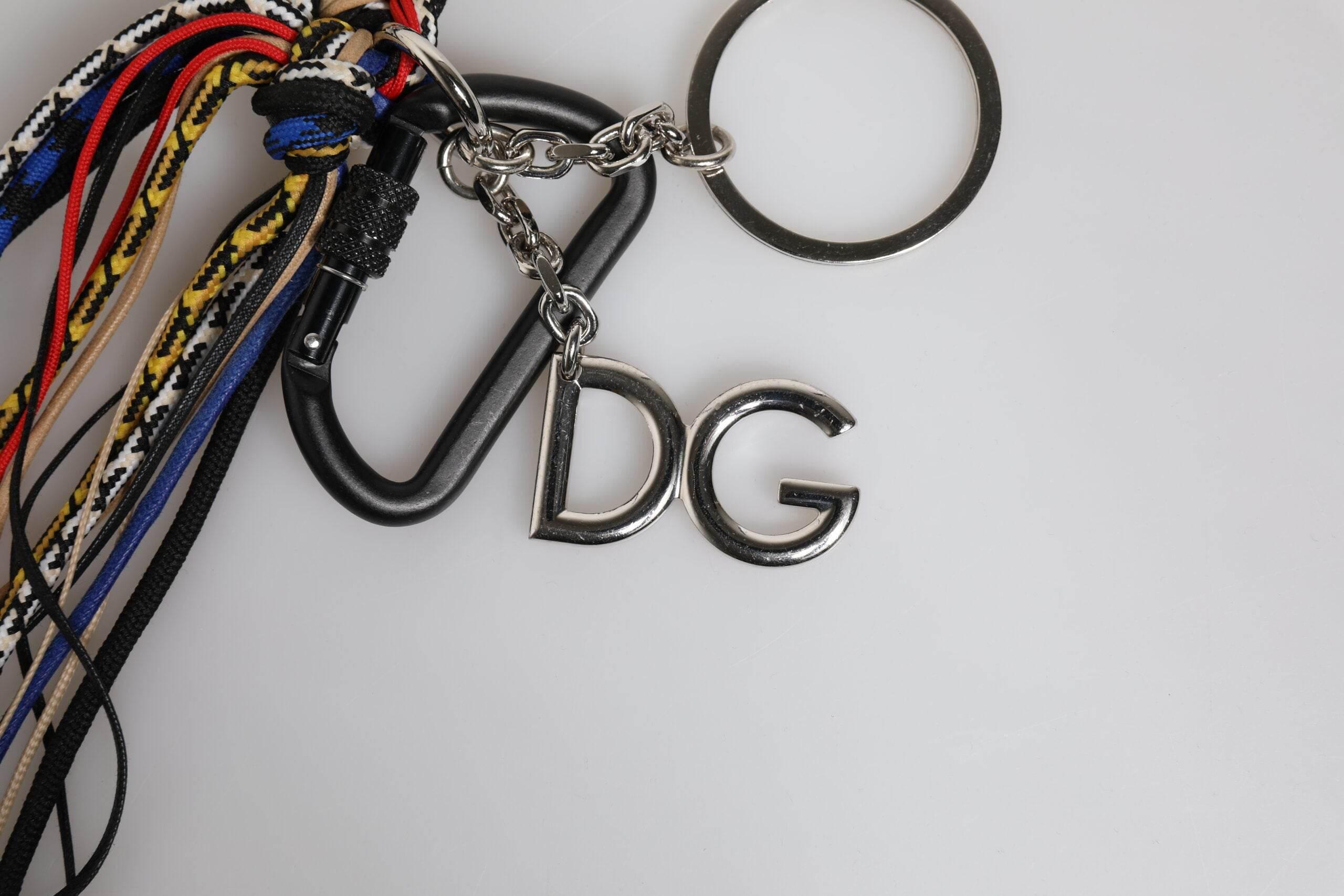 Dolce & Gabbana Multicolor Braided Rope Logo Bag Shoulder Strap - Hilstor