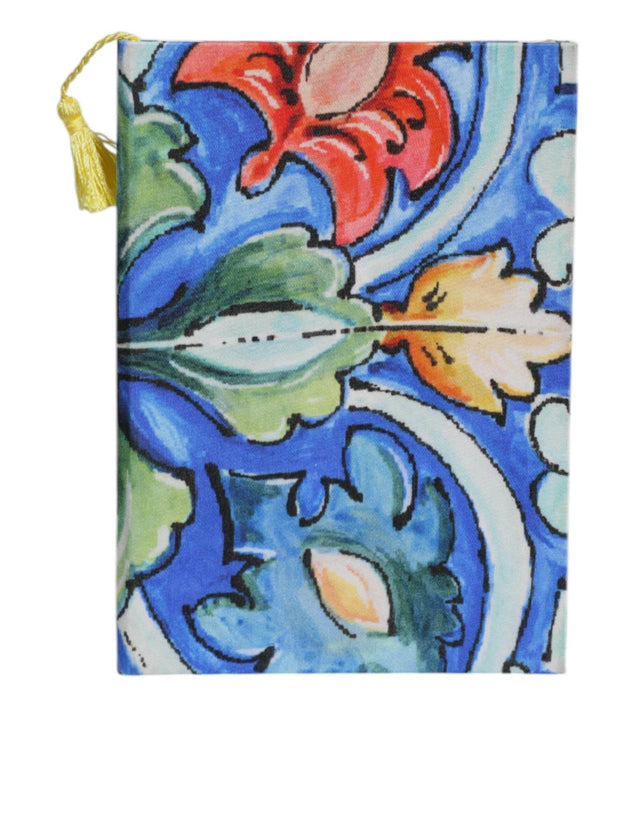 Dolce & Gabbana Multicolor Polyester Floral Siciliano Print Notebook - Hilstor
