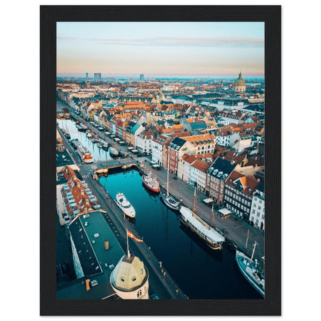 Classic Semi-Glossy Paper Wooden Framed Poster - Hilstor