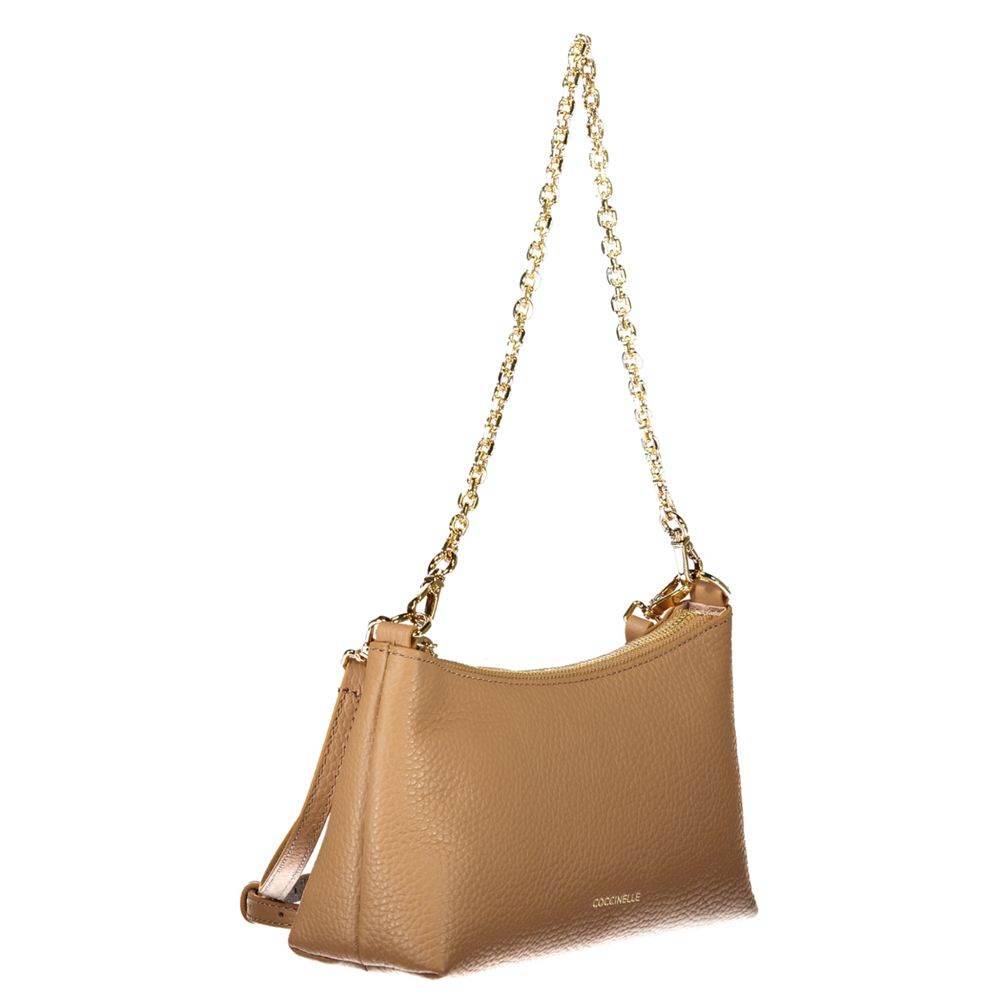Coccinelle Brown Leather Women Handbag - Hilstor
