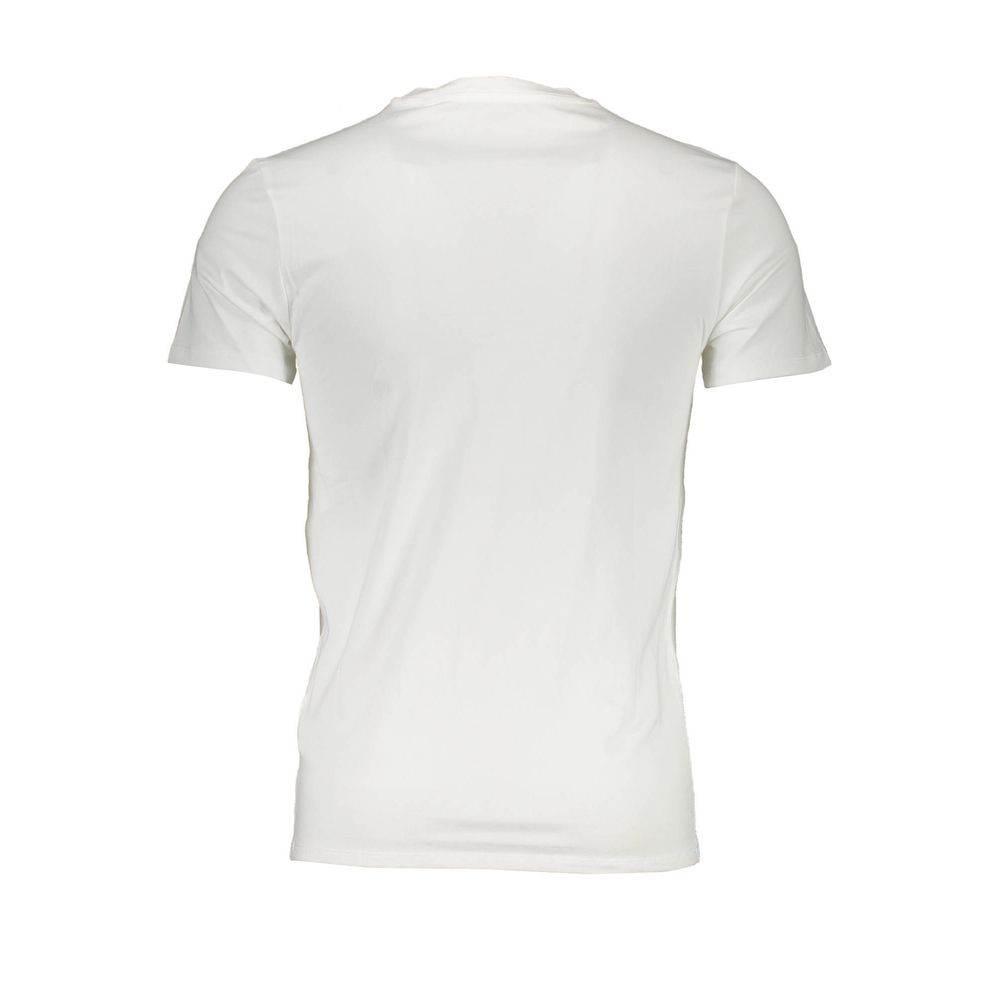 Guess Jeans White Cotton Men T-Shirt - Hilstor