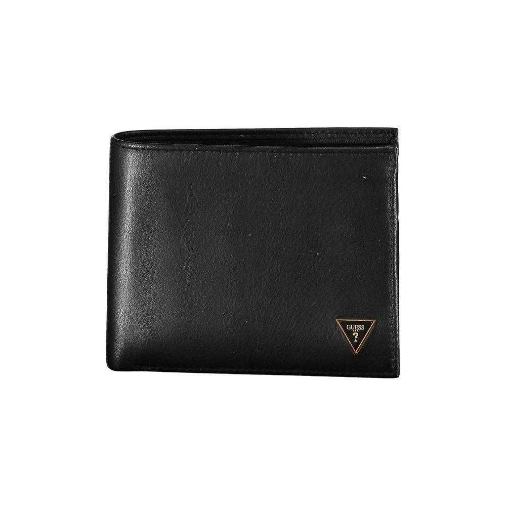 Guess Jeans Sleek Leather Bifold Wallet with Coin Purse - Hilstor