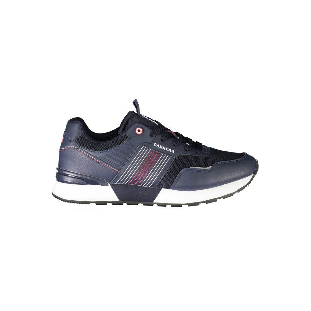 Carrera Blue Polyester Sneaker - Hilstor