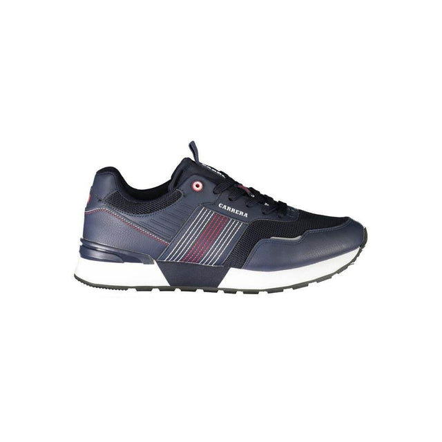 Carrera Blue Polyester Sneaker - Hilstor