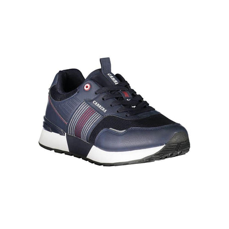 Carrera Blue Polyester Sneaker - Hilstor