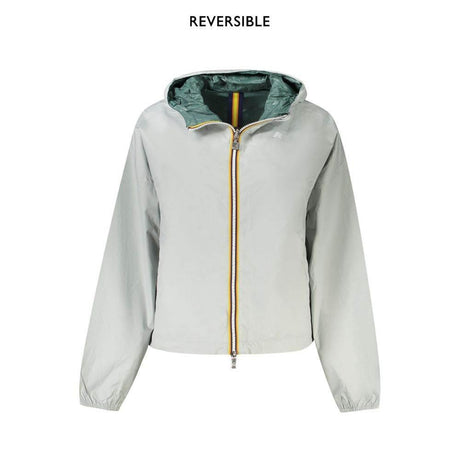 K-WAY Gray Nylon Women Jacket - Hilstor