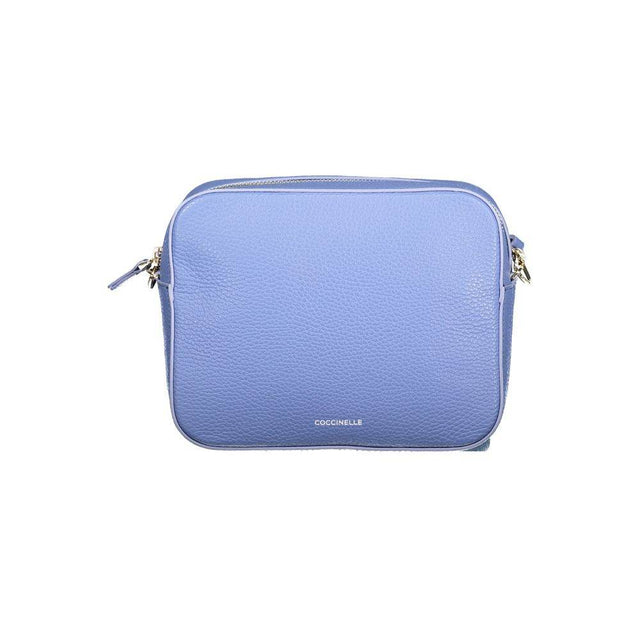 Coccinelle Light Blue Leather Women Handbag - Hilstor
