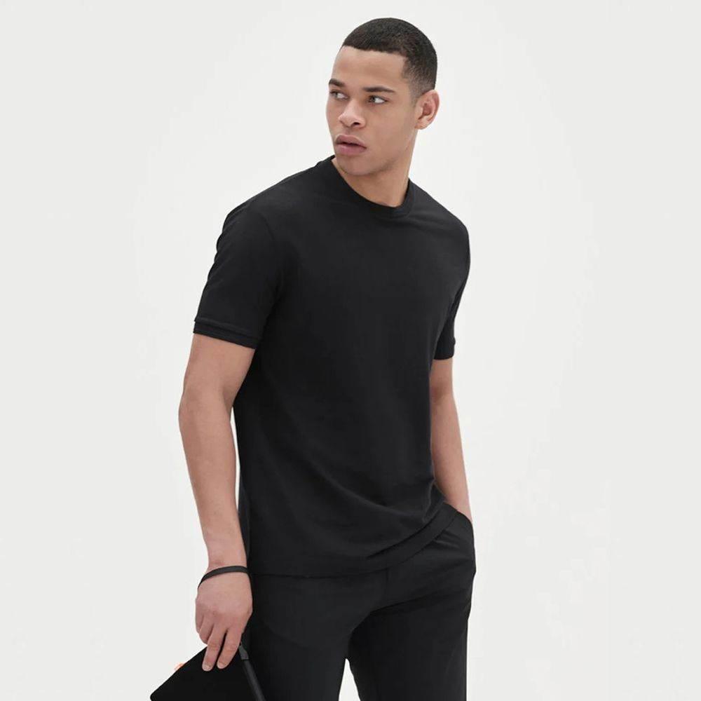 Suns Black Cotton T-Shirt - Hilstor