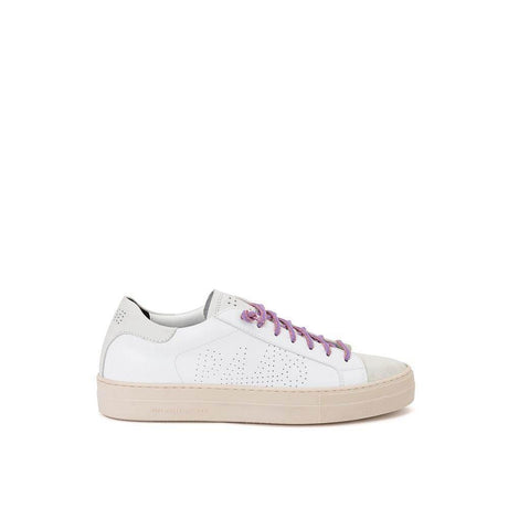 P448 White Leather Sneaker - Hilstor
