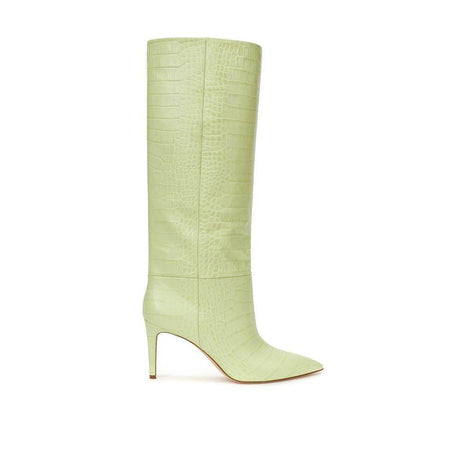 Paris Texas Green Leather Boot - Hilstor
