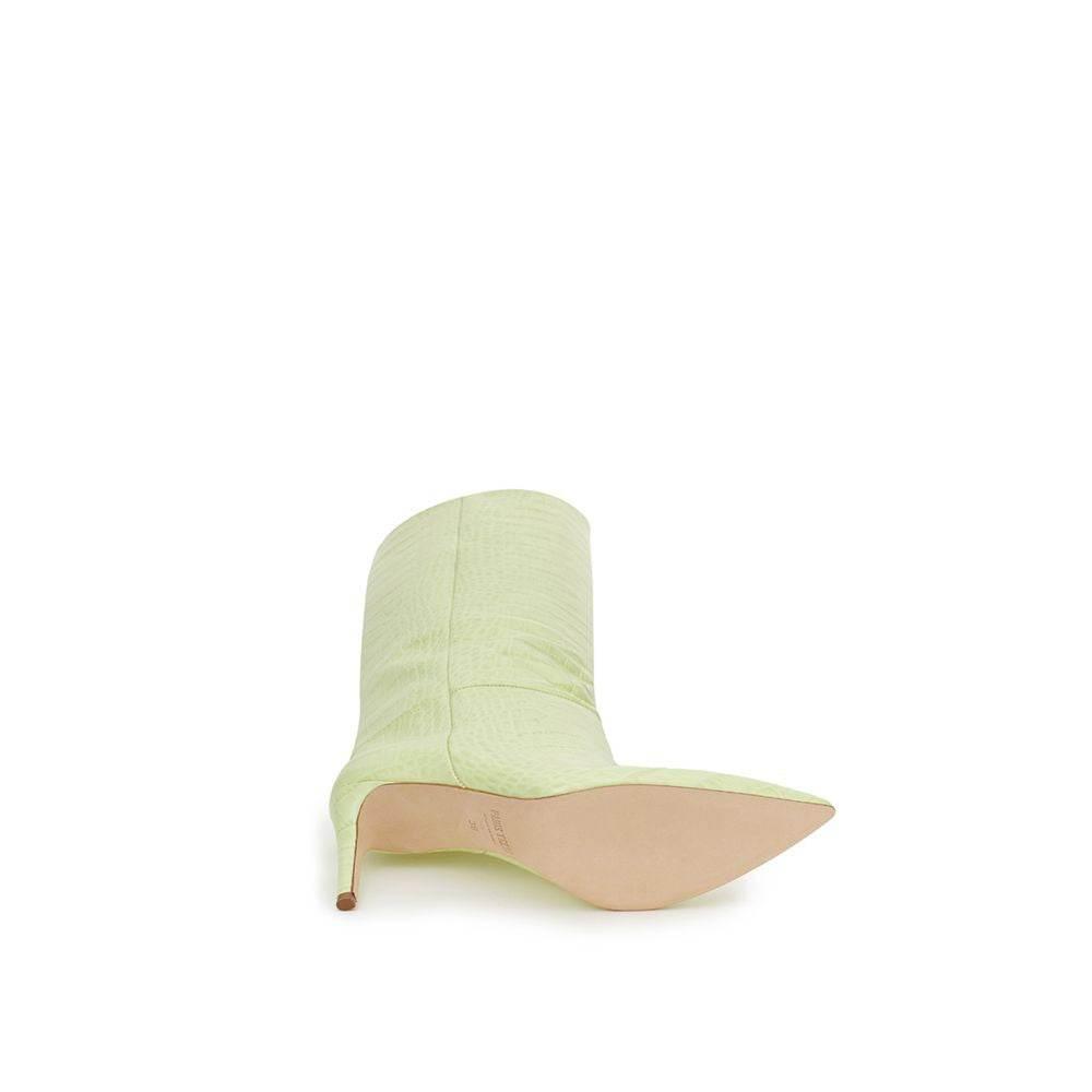 Paris Texas Green Leather Boot - Hilstor