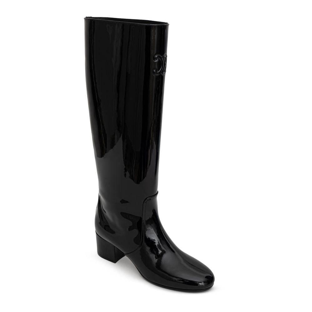 Celine Black Leather Boot - Hilstor
