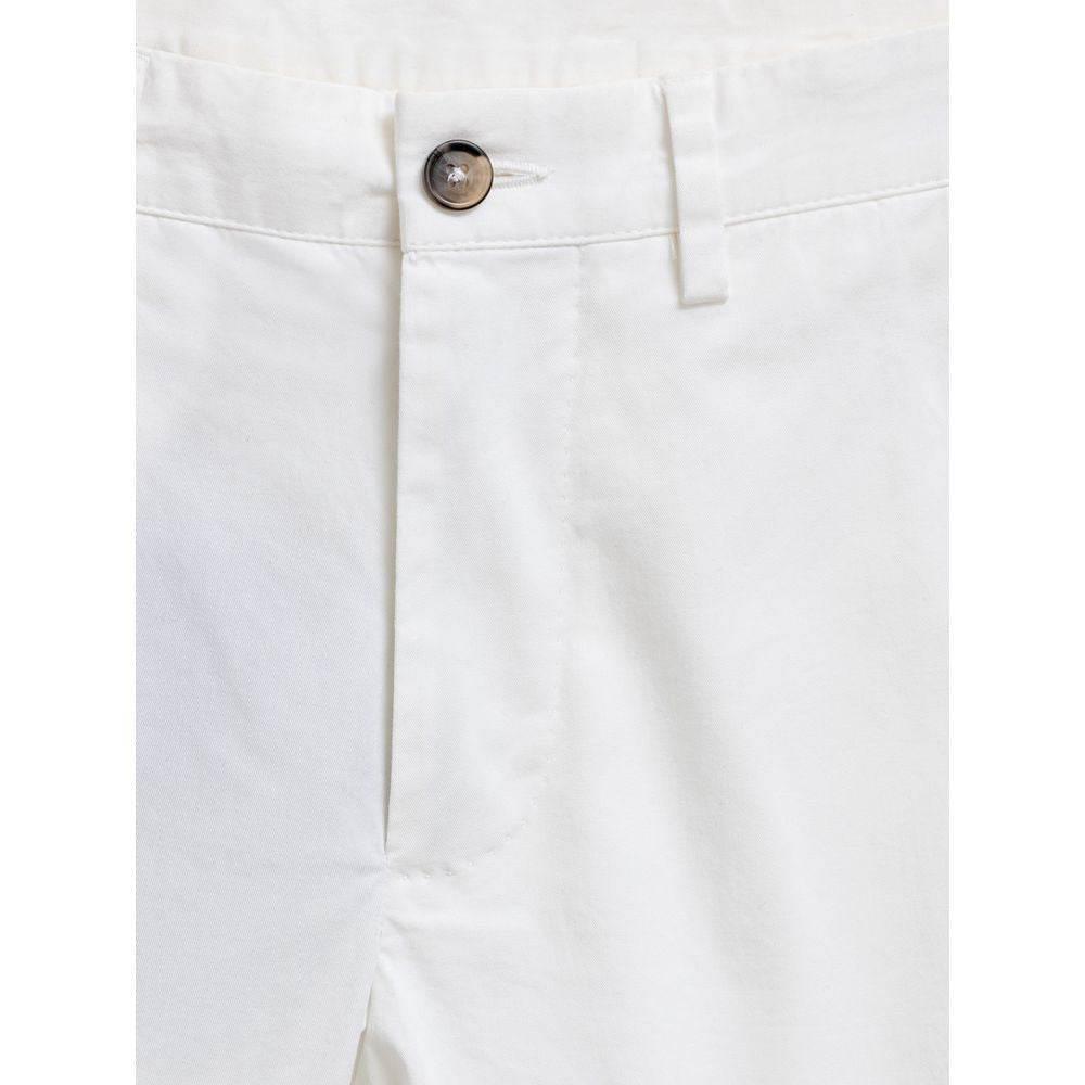 Dolce & Gabbana White Cotton Short - Hilstor