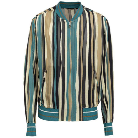 Dolce & Gabbana Multicolor Viscose Jacket - Hilstor