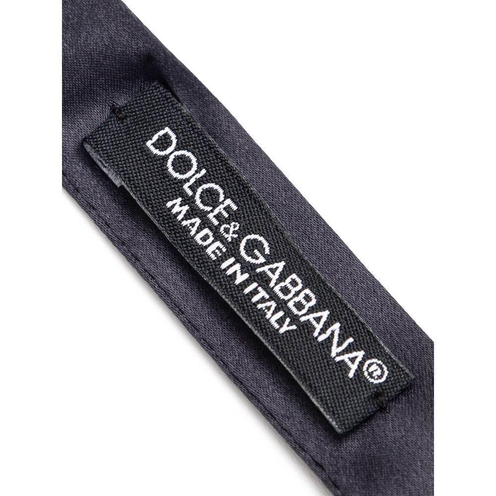 Dolce & Gabbana Brown Silk Ties & Bowty - Hilstor