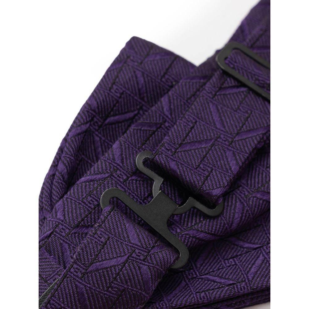 Dolce & Gabbana Purple Silk Ties & Bowty - Hilstor