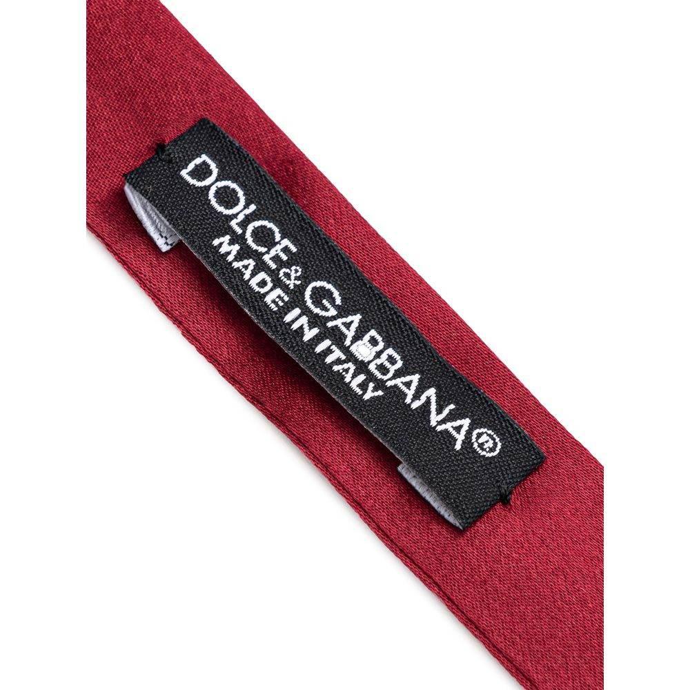 Dolce & Gabbana Red Silk Ties & Bowty - Hilstor