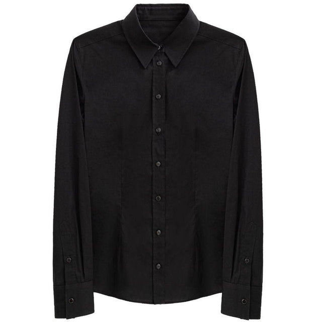 Dolce & Gabbana Black Cotton Shirt - Hilstor