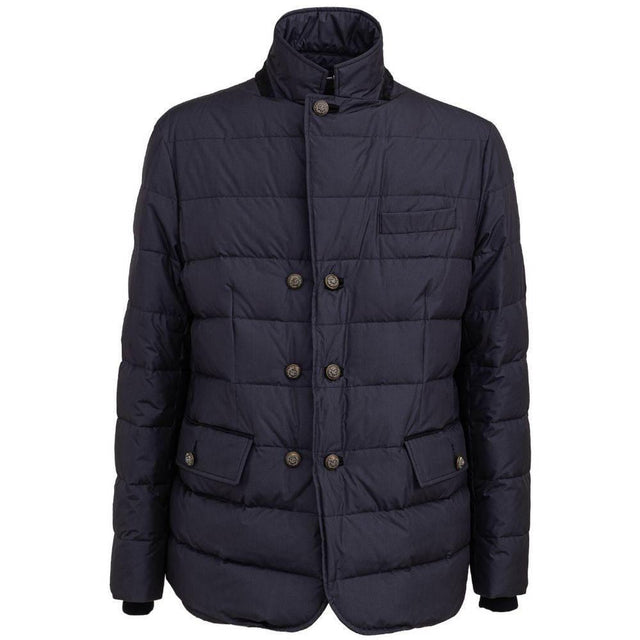 Dolce & Gabbana Blue Polyester Jackets & Coat - Hilstor