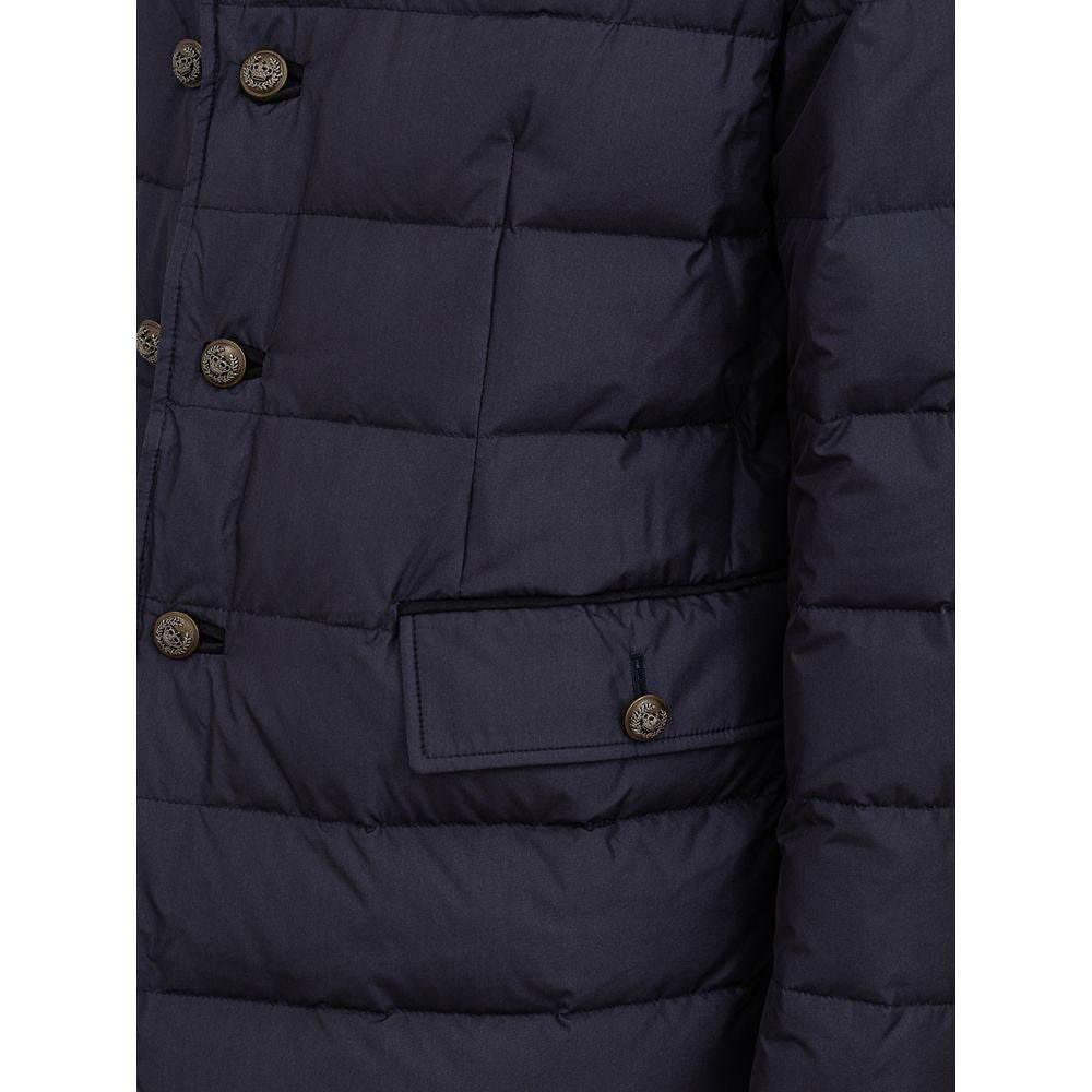 Dolce & Gabbana Blue Polyester Jackets & Coat - Hilstor