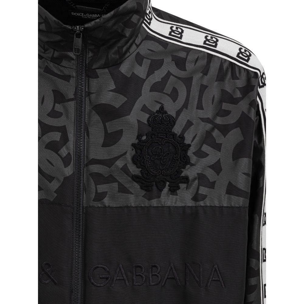 Dolce & Gabbana Black Polyester Jackets & Coat - Hilstor