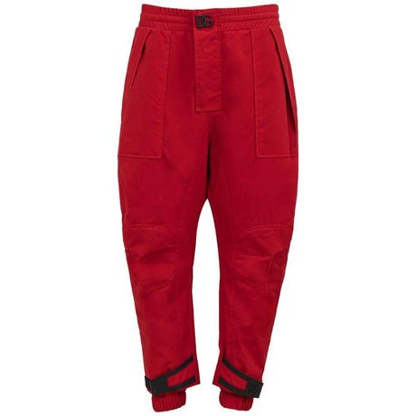 Dolce & Gabbana Red Polyamide Jeans & Pant - Hilstor