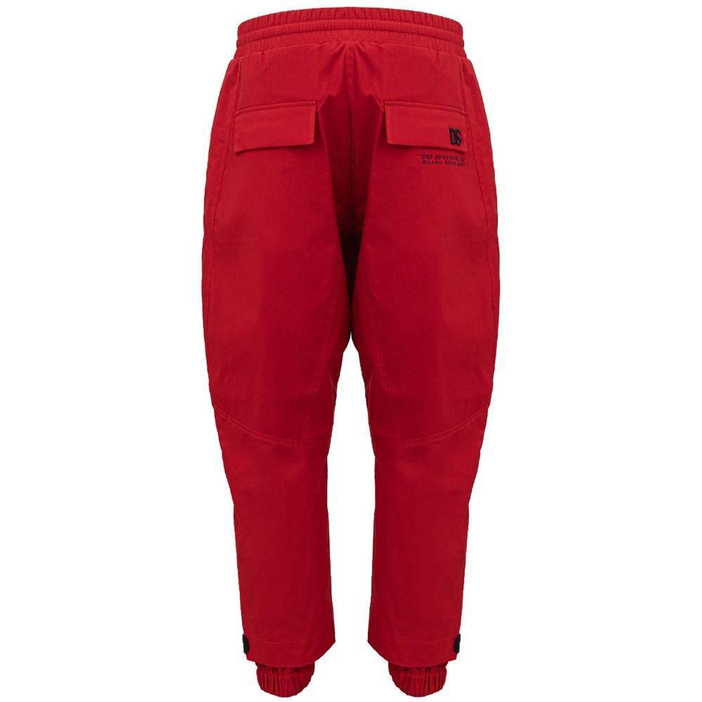 Dolce & Gabbana Red Polyamide Jeans & Pant - Hilstor