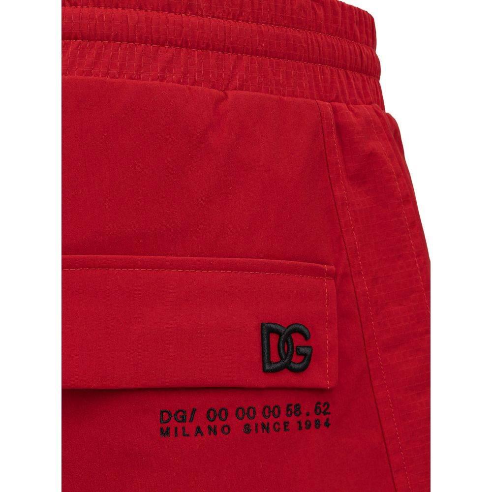 Dolce & Gabbana Red Polyamide Jeans & Pant - Hilstor